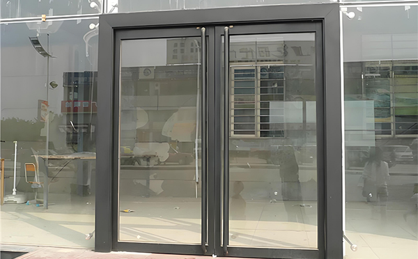 中宁玻璃地弹门